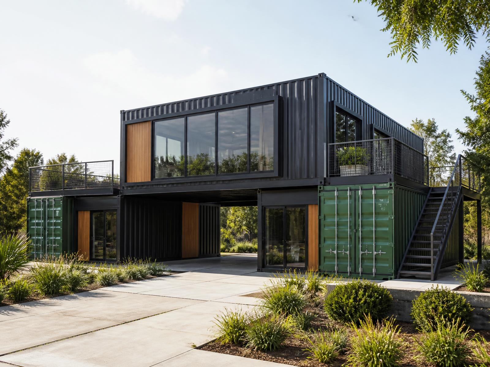 Proyectos modulares de contenedores marítimos